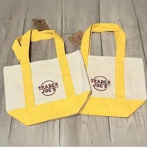 Trader Joe’s mini tote yellow bag - 2